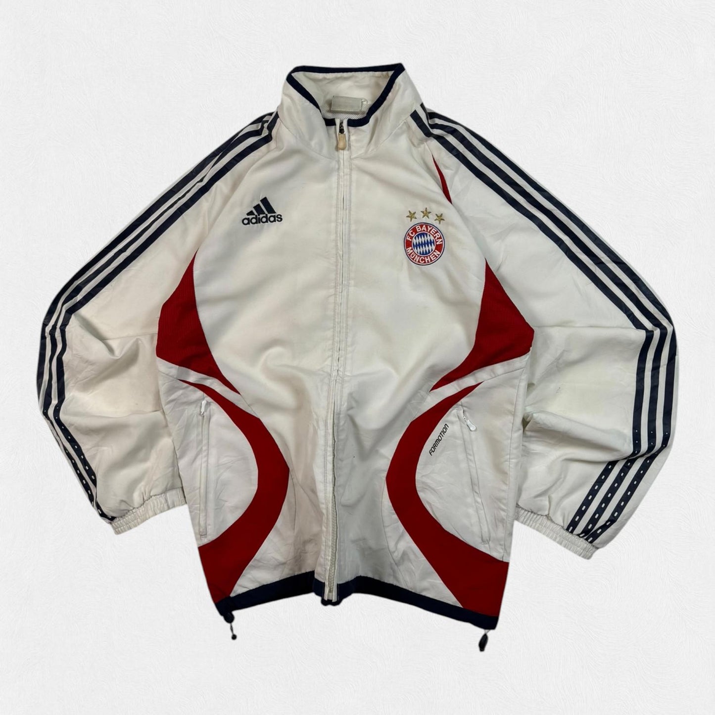 Vintage Bayern Munich 2005/06 Adidas football track jacket (M)