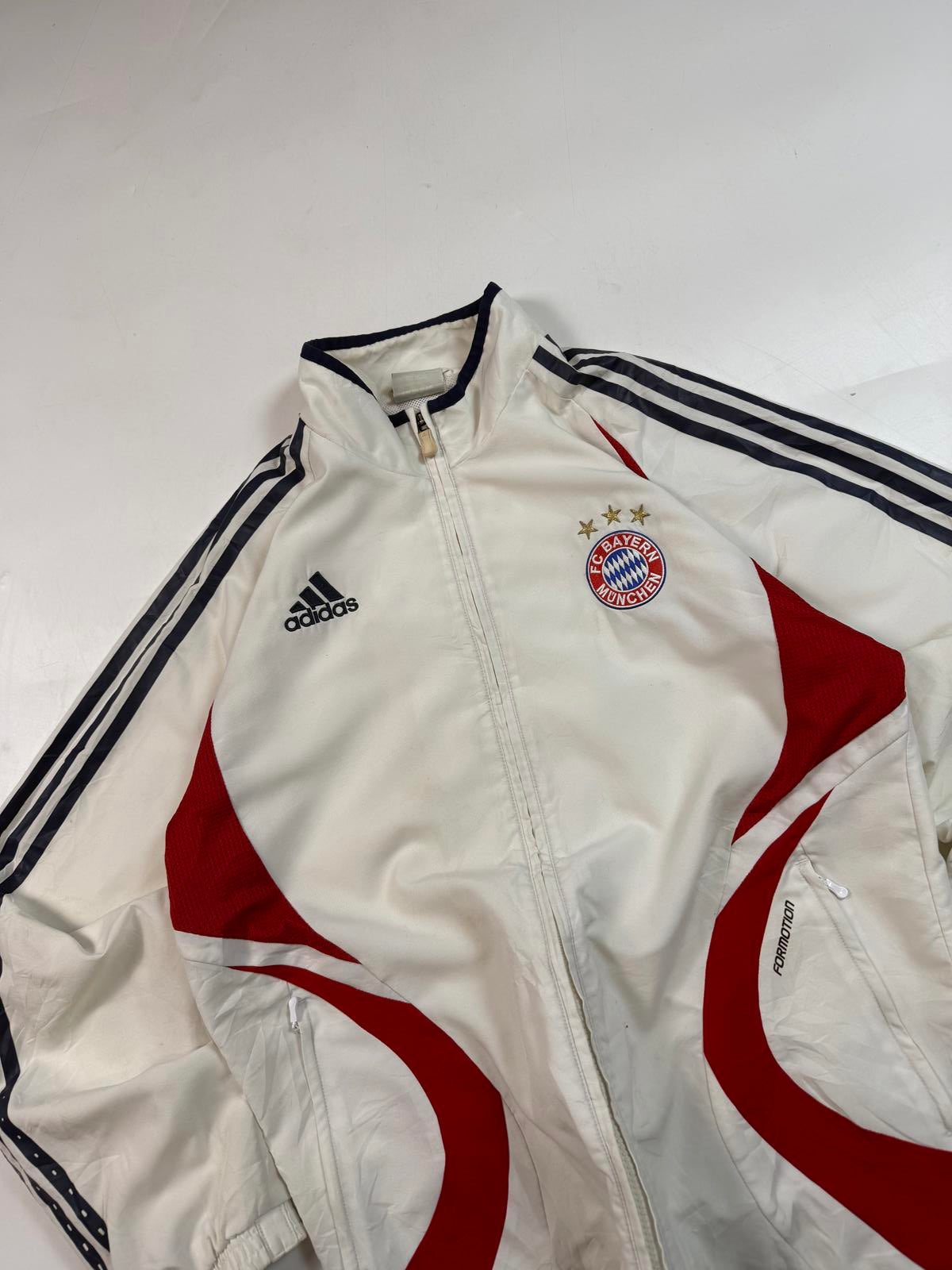 Vintage Bayern Munich 2005/06 Adidas football track jacket (M)
