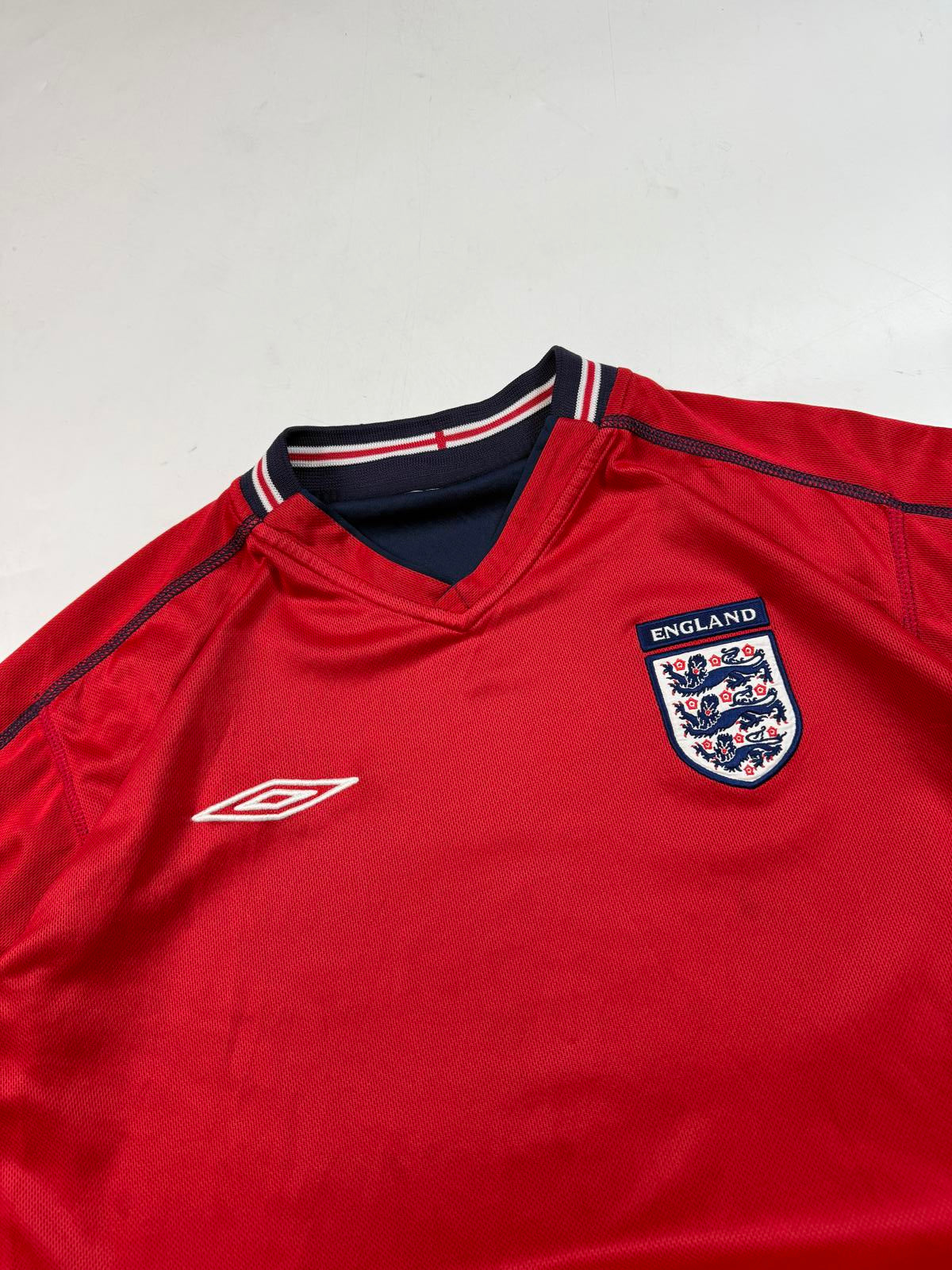 Vintage England 2002-04 Umbro away football shirt (M)
