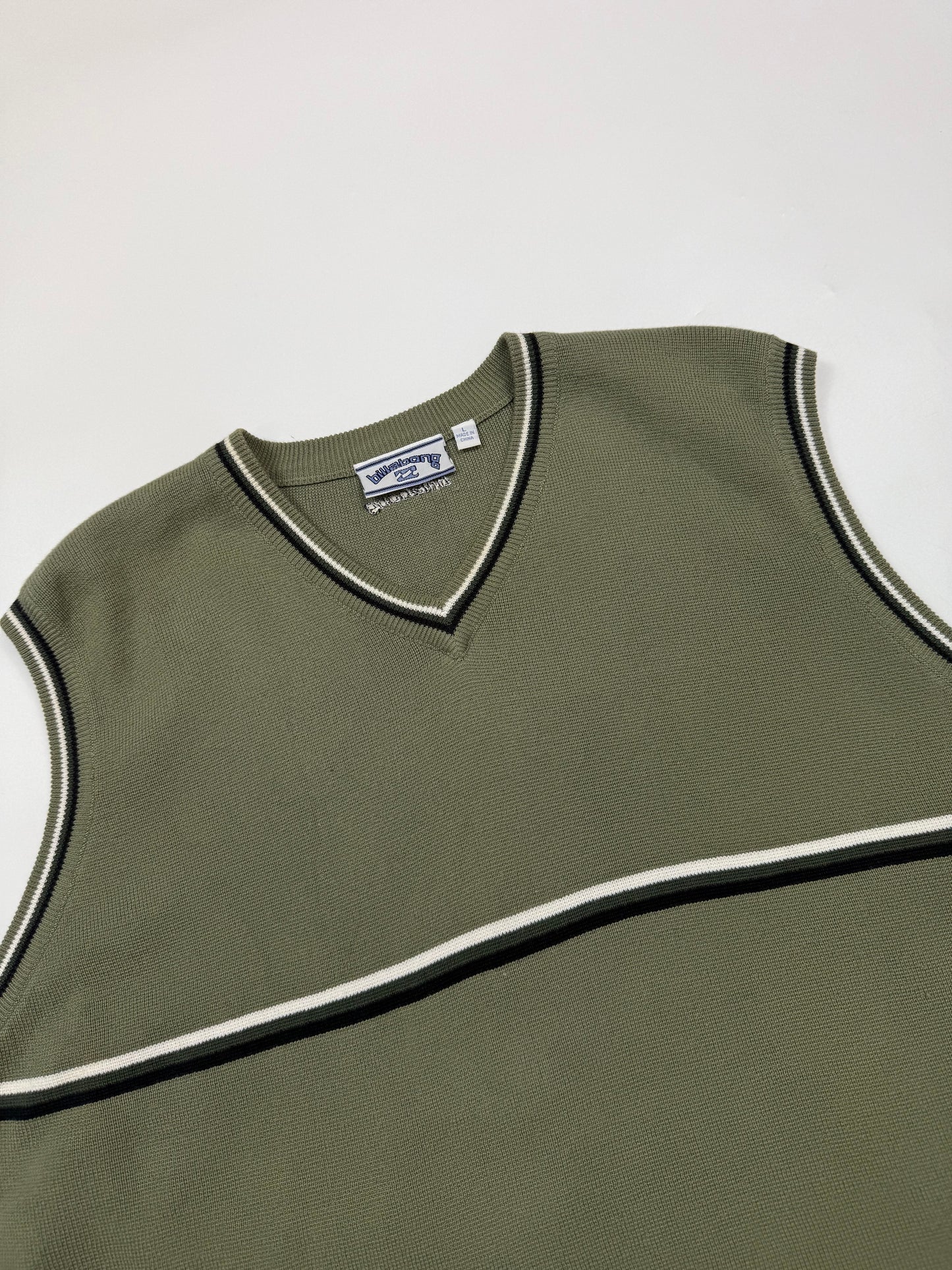 Vintage Billabong knit vest sweater (L)