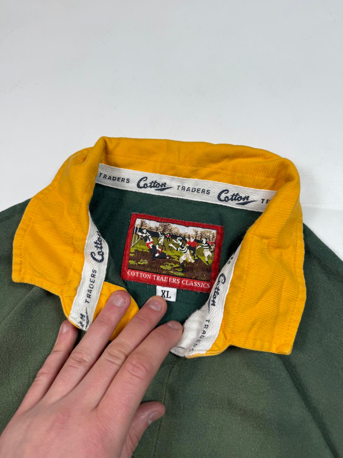 Vintage 90s South Africa cotton traders rugby shirt (XL)