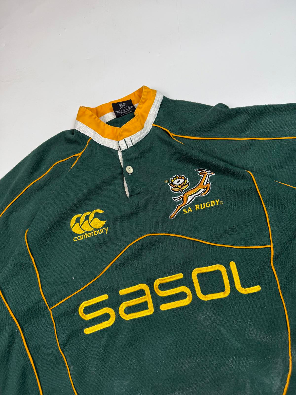 Vintage South Africa 2007/08 Canterbury rugby union shirt (XL)