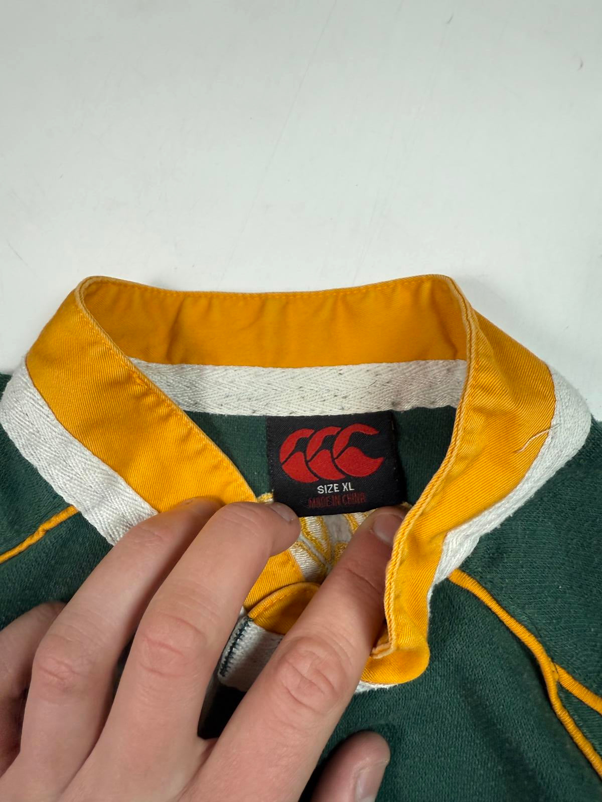 Vintage South Africa 2007/08 Canterbury rugby union shirt (XL)