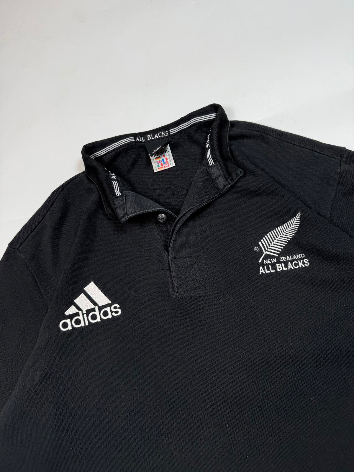 Vintage New Zealand 2001/02 adidas rugby union shirt (L)