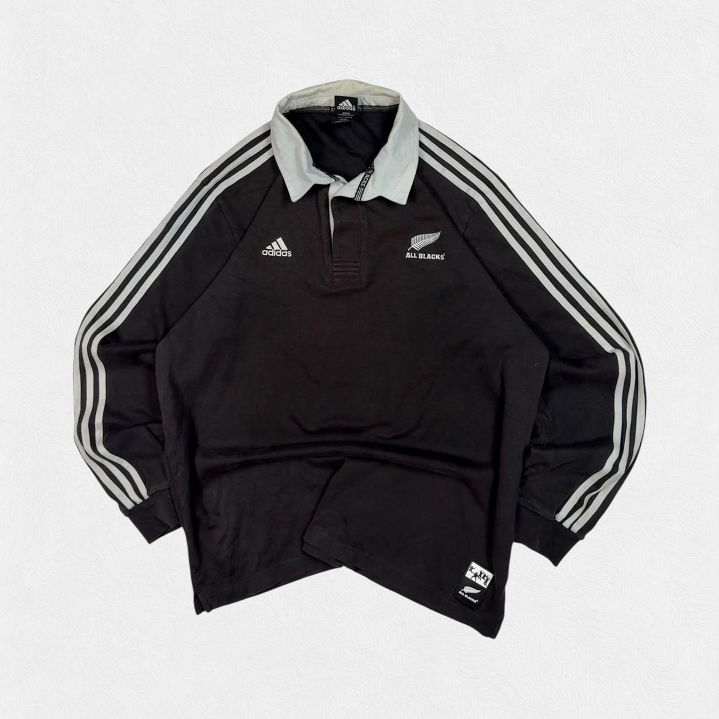 Vintage New Zealand all blacks 2008 adidas rugby shirt (L)