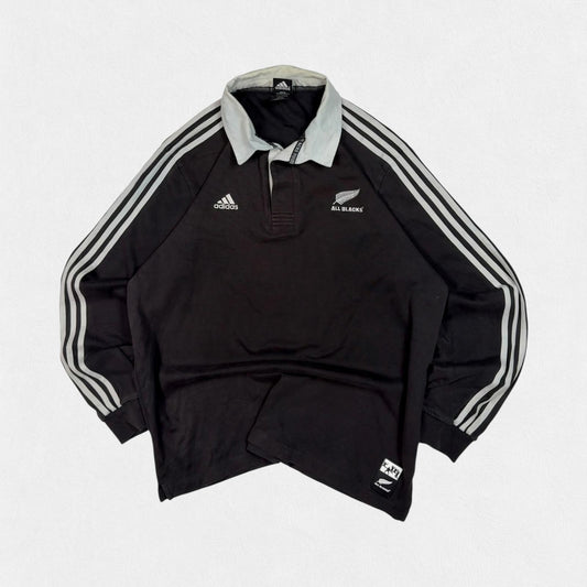 Vintage New Zealand all blacks 2008 adidas rugby shirt (L)