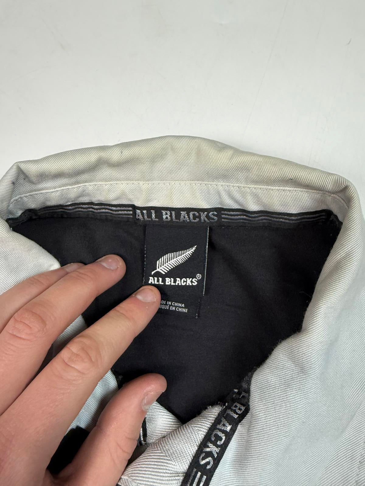 Vintage New Zealand all blacks 2008 adidas rugby shirt (L)