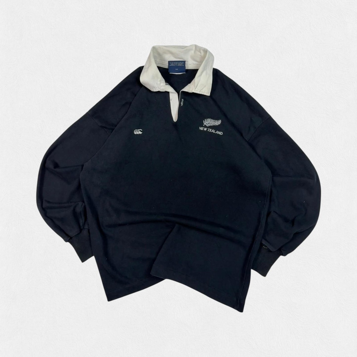 Vintage New Zealand 1990-92 Canterbury rugby shirt (L)