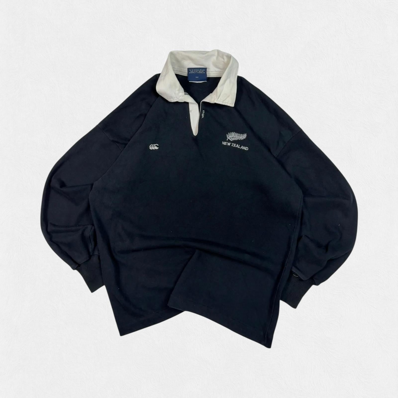 Vintage New Zealand 1990-92 Canterbury rugby shirt (L)