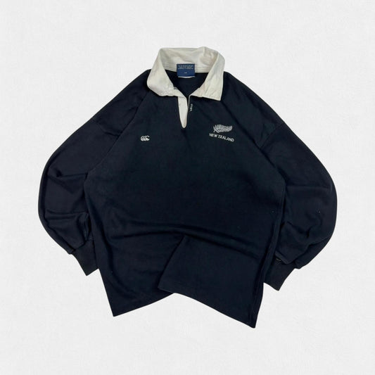 Vintage New Zealand 1990-92 Canterbury rugby shirt (L)