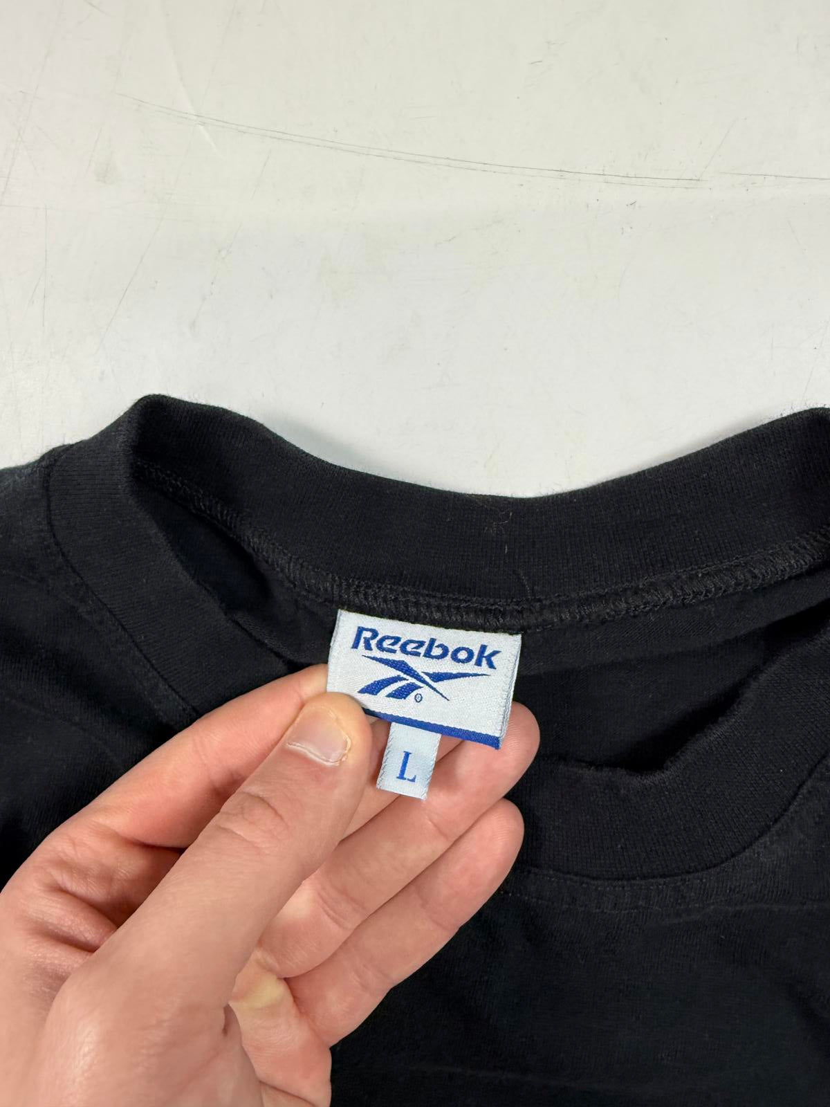 Vintage Reebok centre logo tee (L)