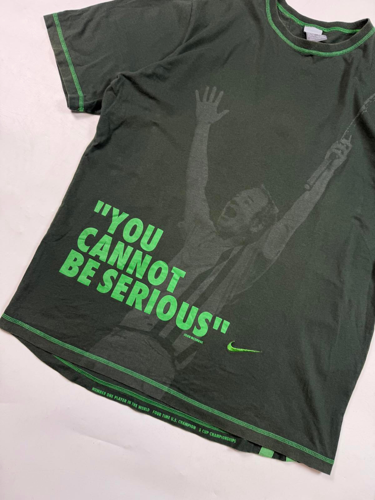 Vintage Nike John Mcenroe tennis graphic tee (L)