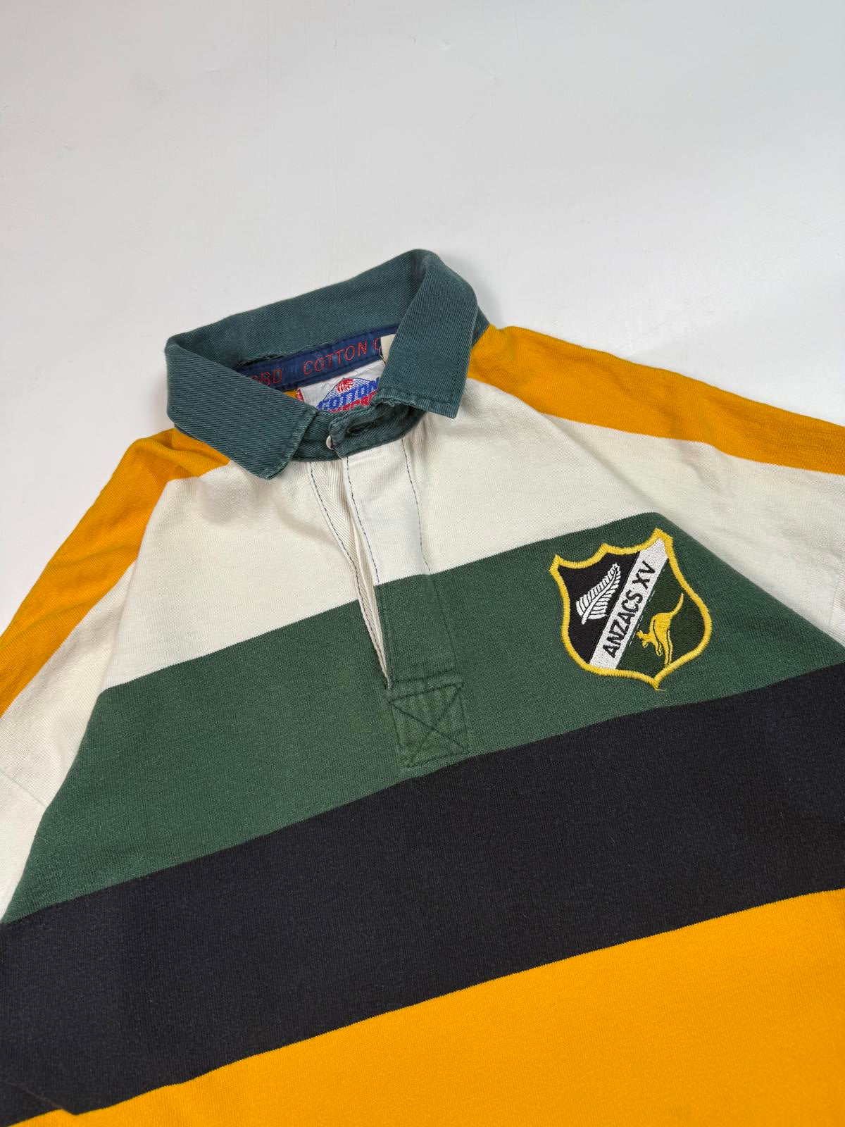 Vintage Anzacs 1989 Cotton Oxford rugby shirt (L)