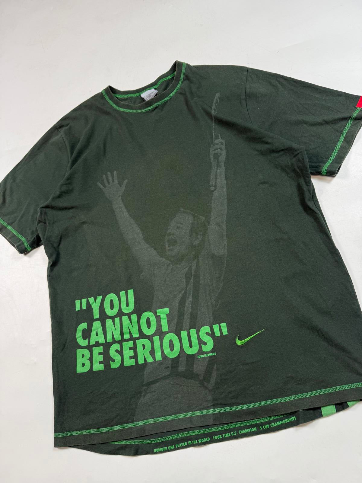 Vintage Nike John Mcenroe tennis graphic tee (L)