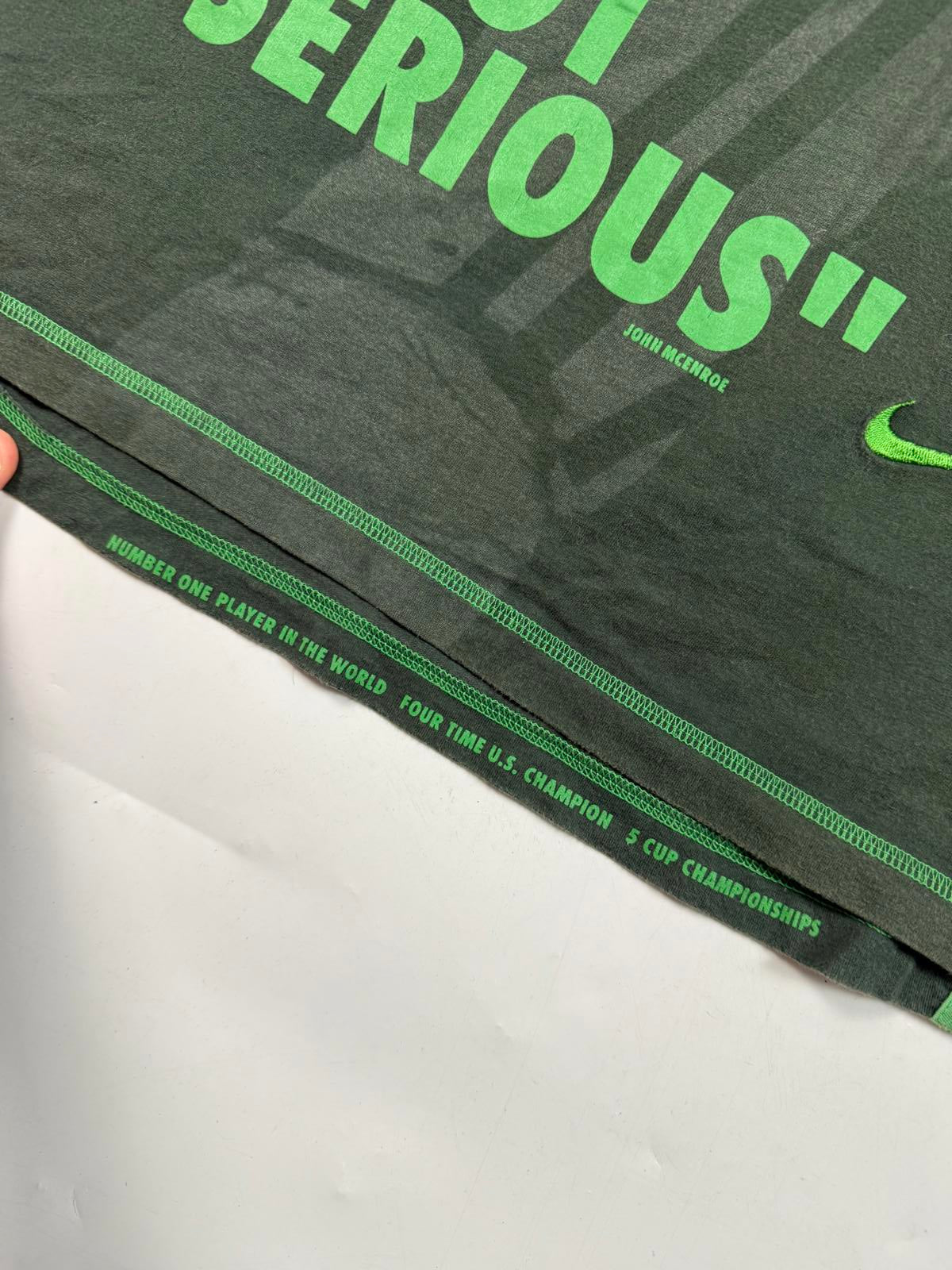 Vintage Nike John Mcenroe tennis graphic tee (L)