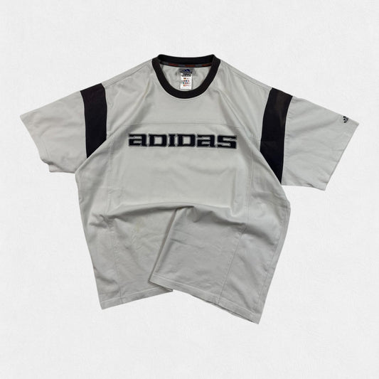 Vintage 90s adidas spell out tee (M)