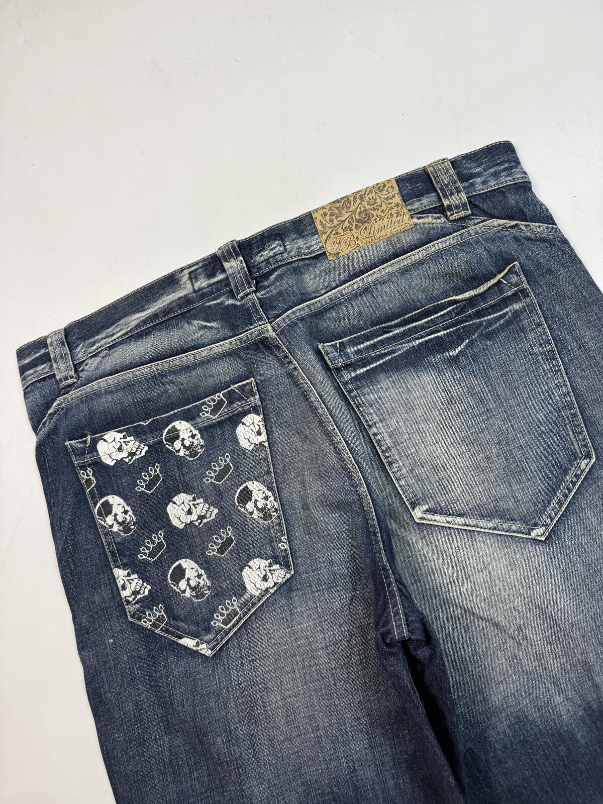 Vintage Y2K baggy hip hop jorts (W40)