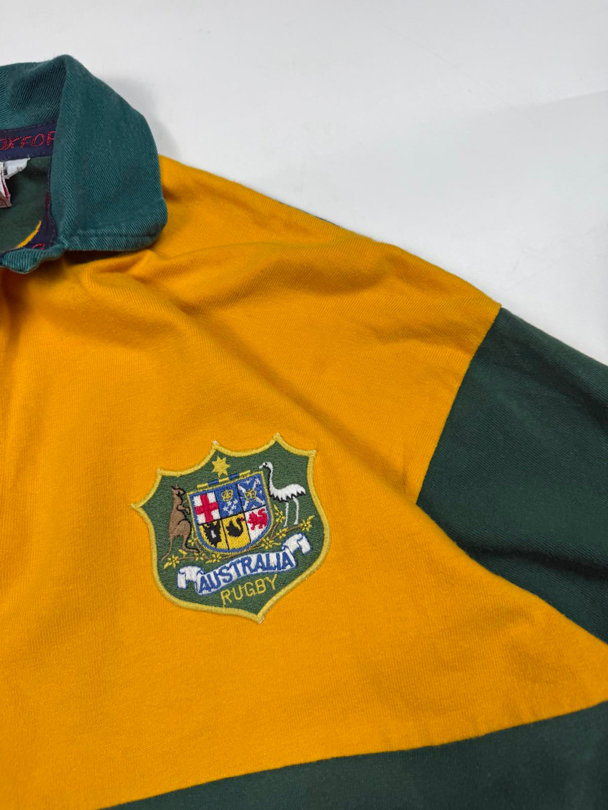 Vintage 80s Australia Cotton Oxford rugby shirt (L)