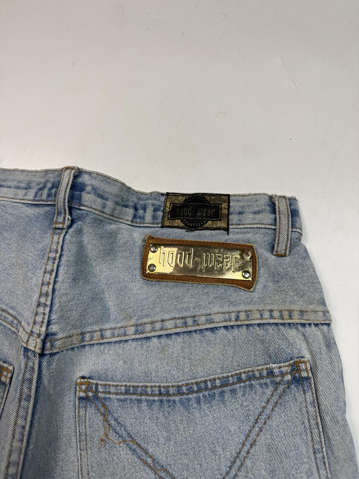Vintage baggy hip hop denim jorts (W36)