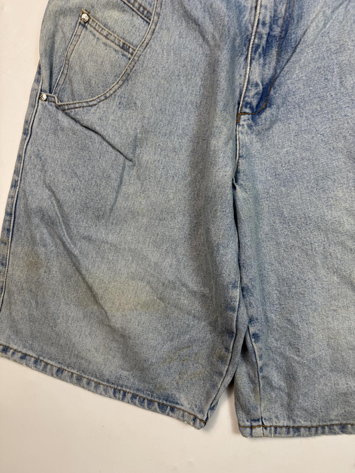 Vintage baggy hip hop denim jorts (W36)