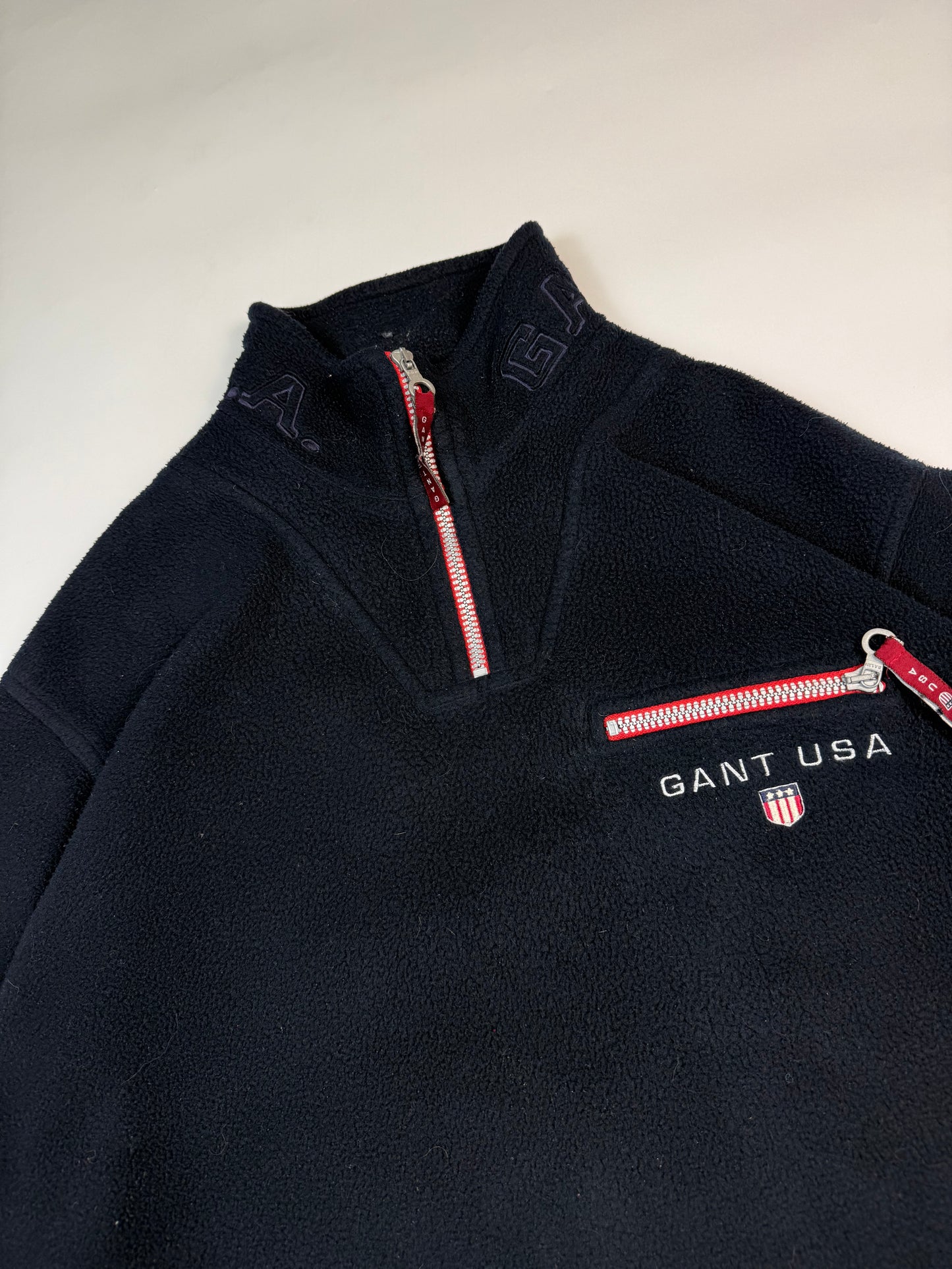 Vintage 90s Gant quarter zip rugger fleece (L)