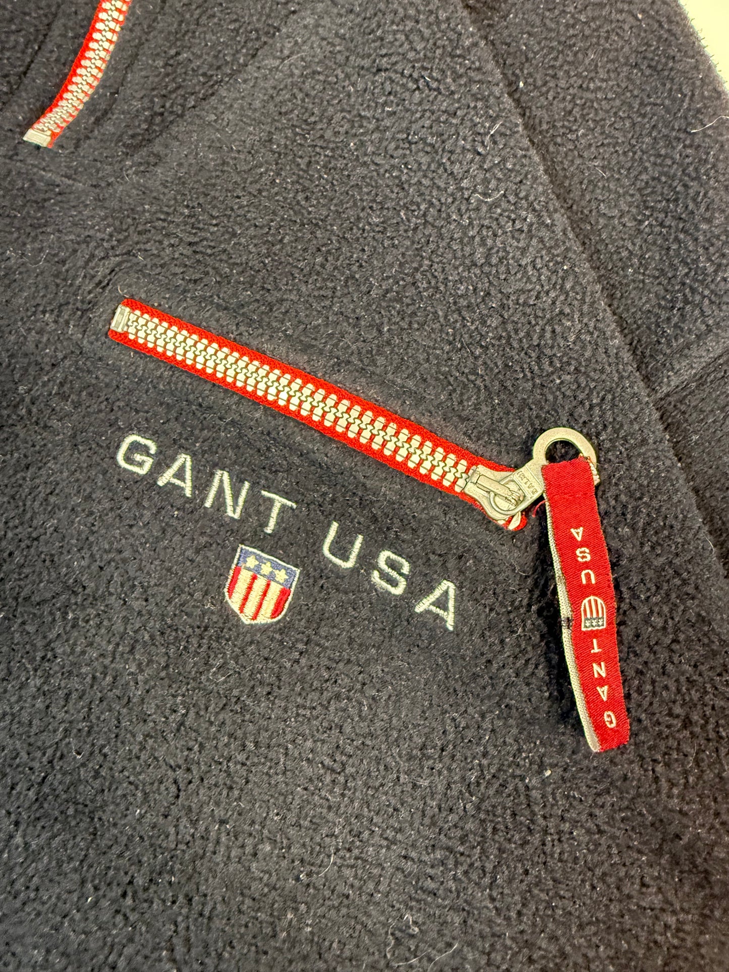 Vintage 90s Gant quarter zip rugger fleece (L)