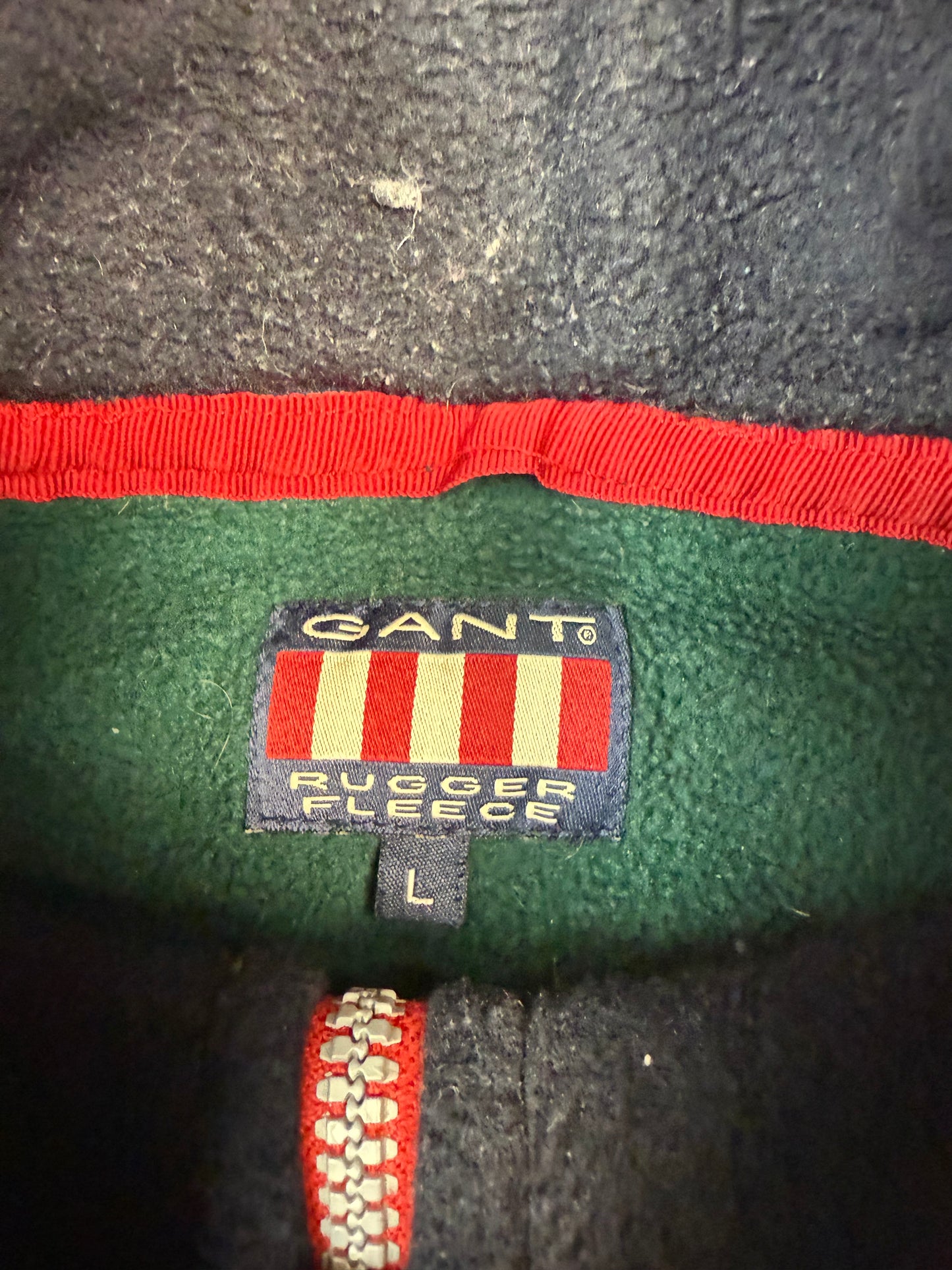 Vintage 90s Gant quarter zip rugger fleece (L)