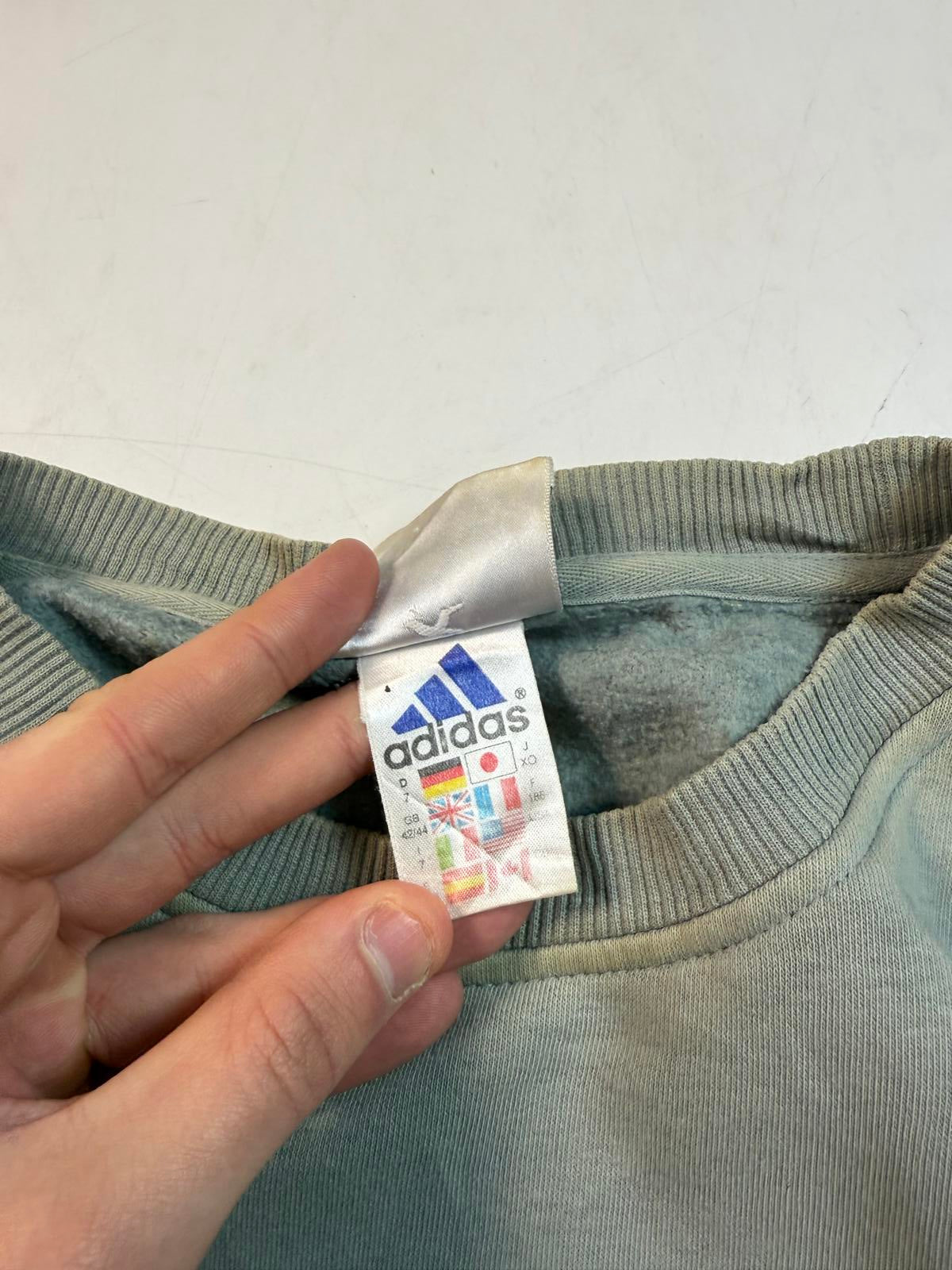 Vintage 90s adidas centre logo sweatshirt (L)