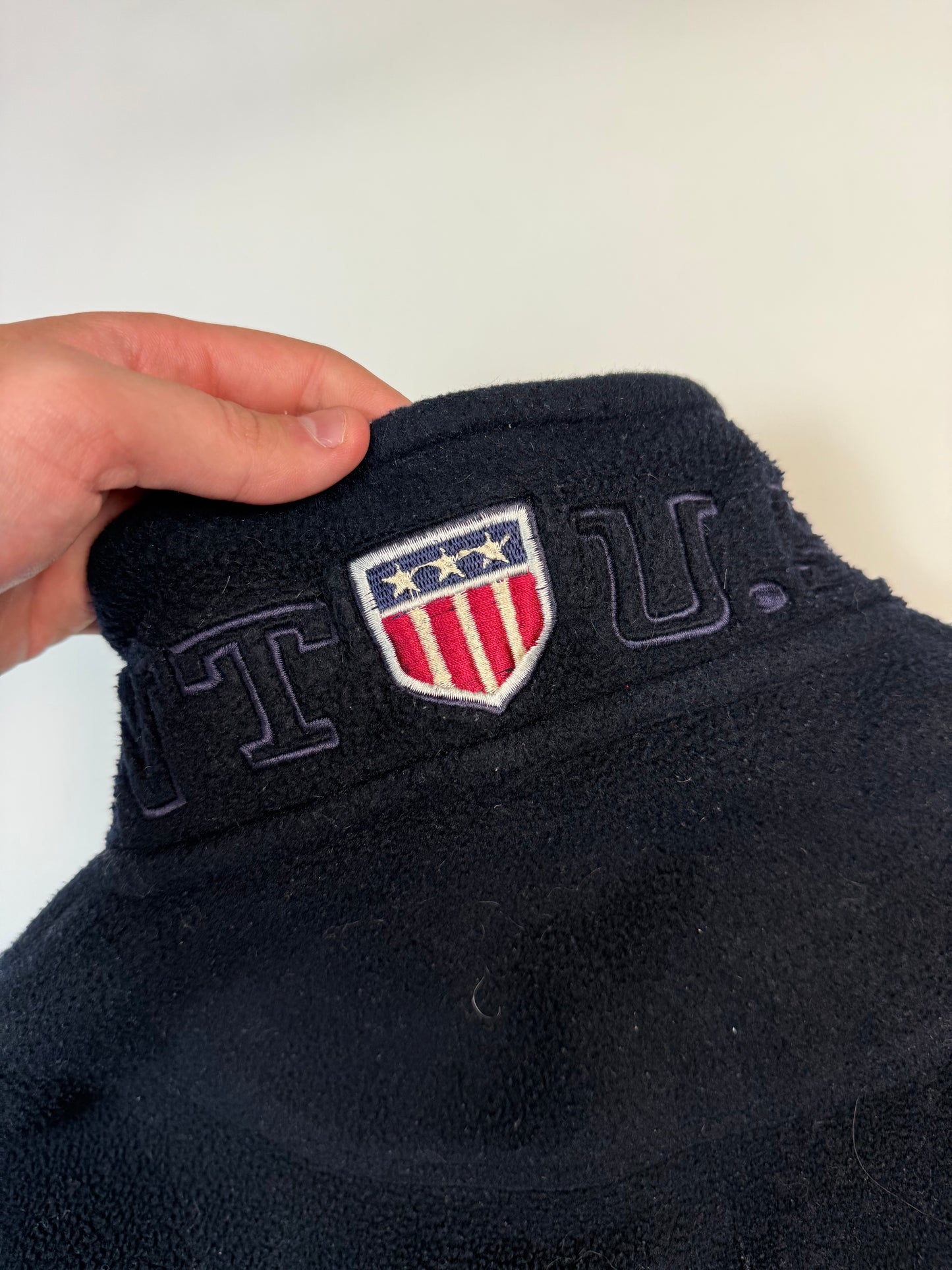 Vintage 90s Gant quarter zip rugger fleece (L)