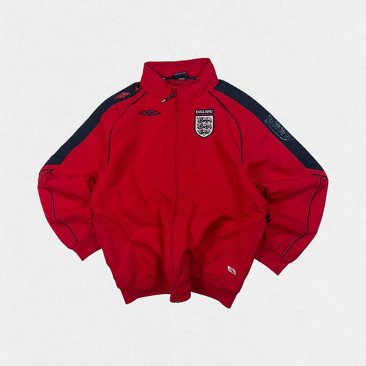 Vintage England 2002-04 Umbro football bench coat (L)