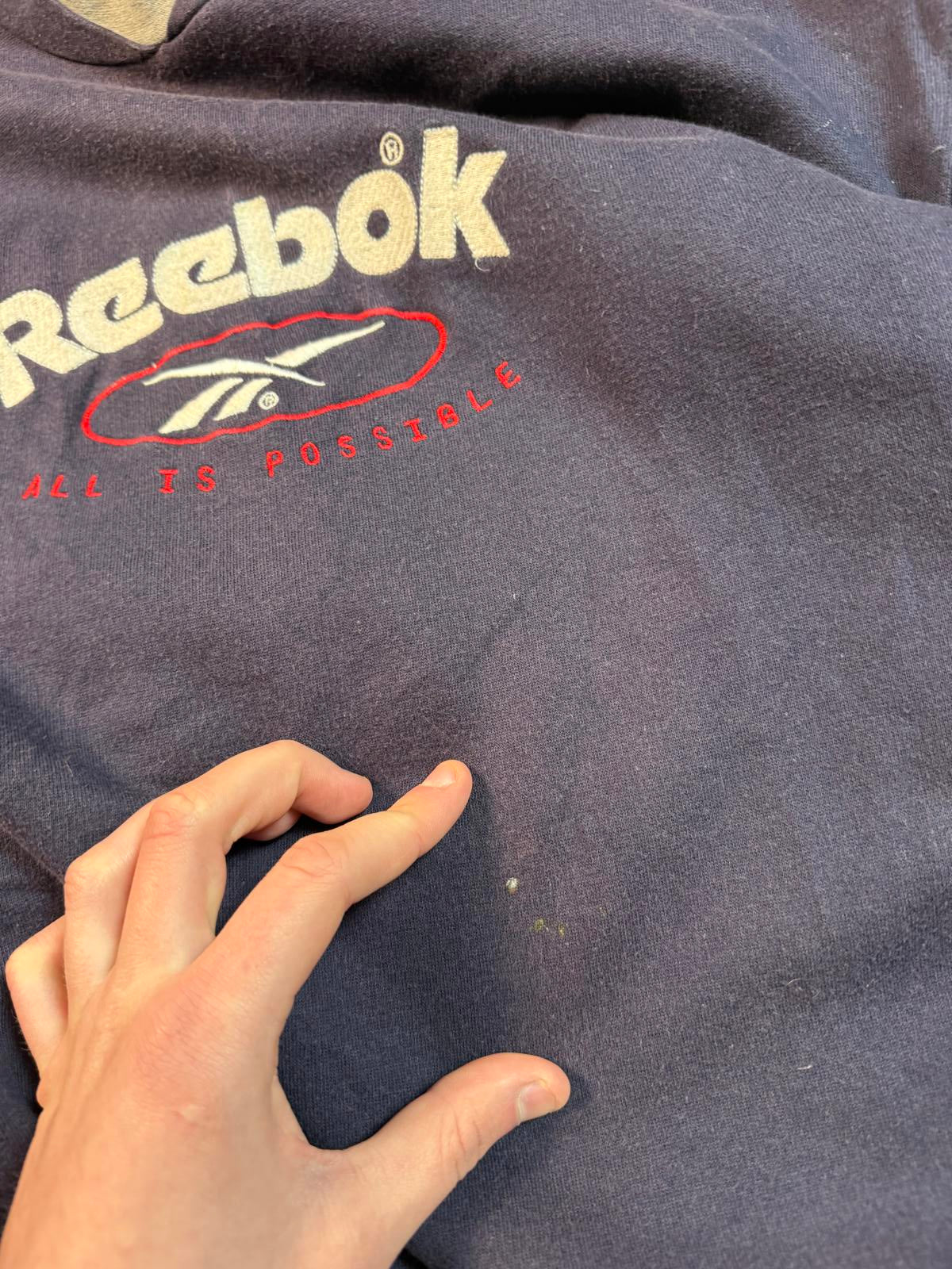 Vintage Reebok spell out sweatshirt (M)