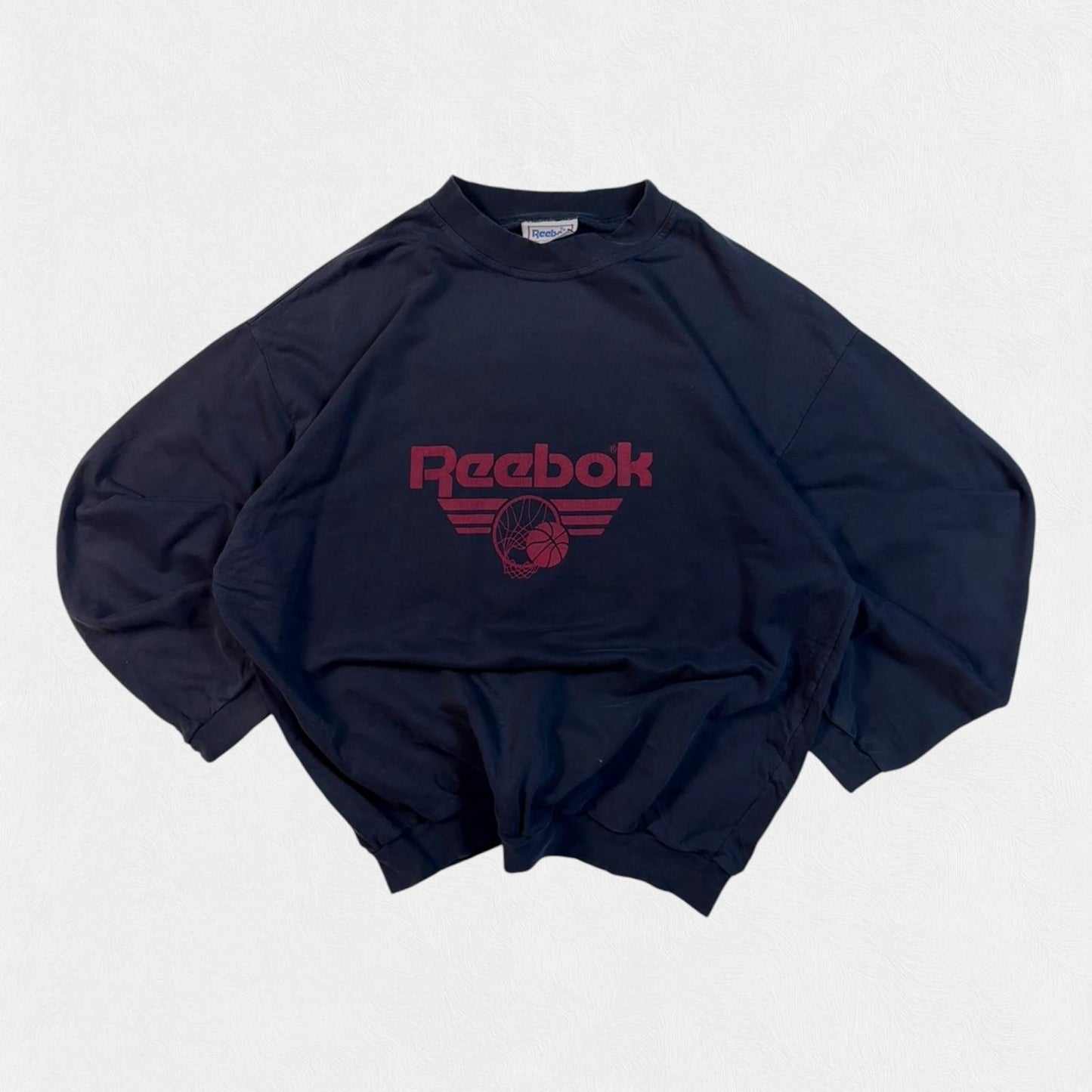 Vintage 80s Reebok spell out sweatshirt (L)