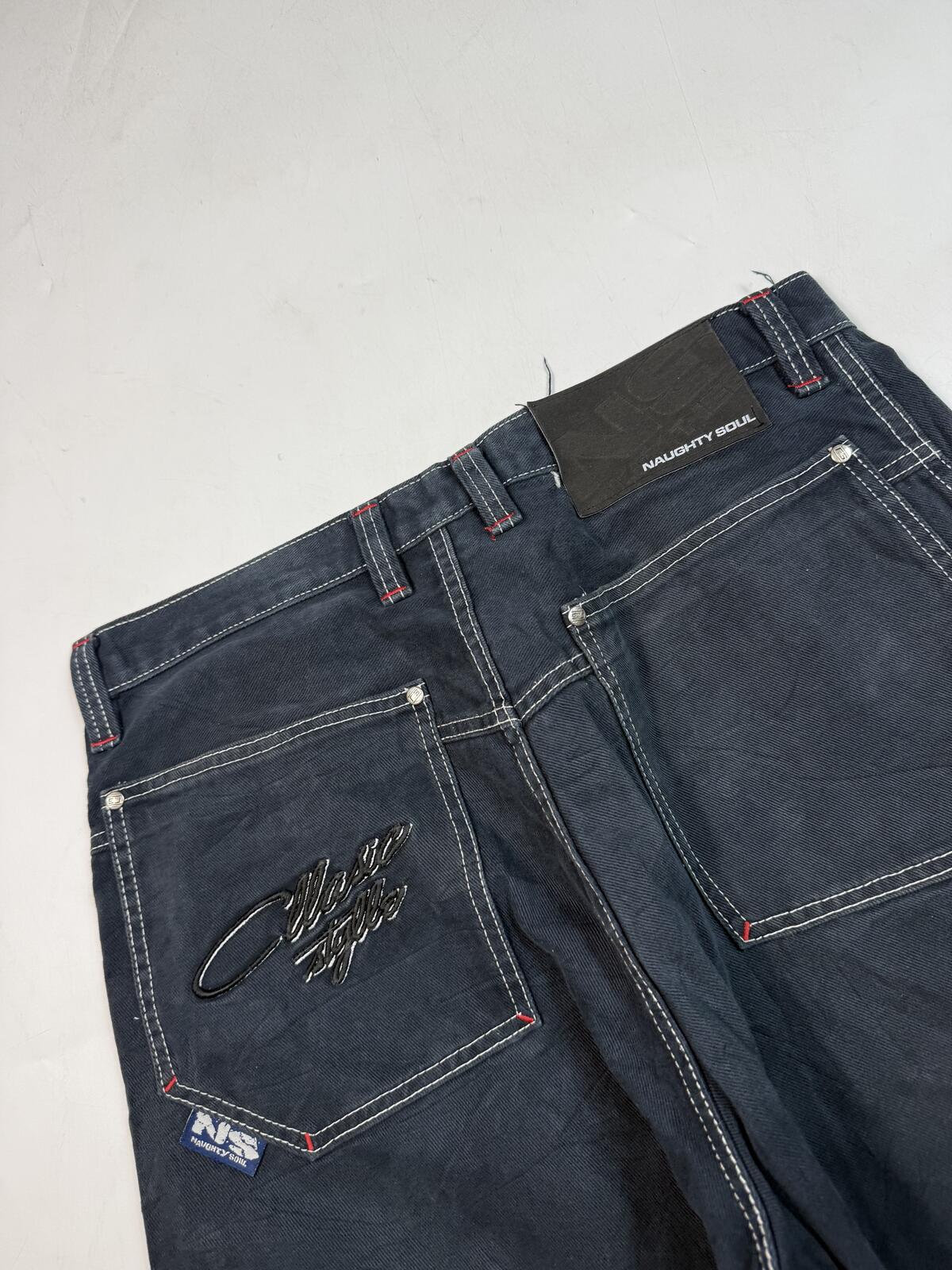 Vintage Y2K baggy hip hop jorts (W36)