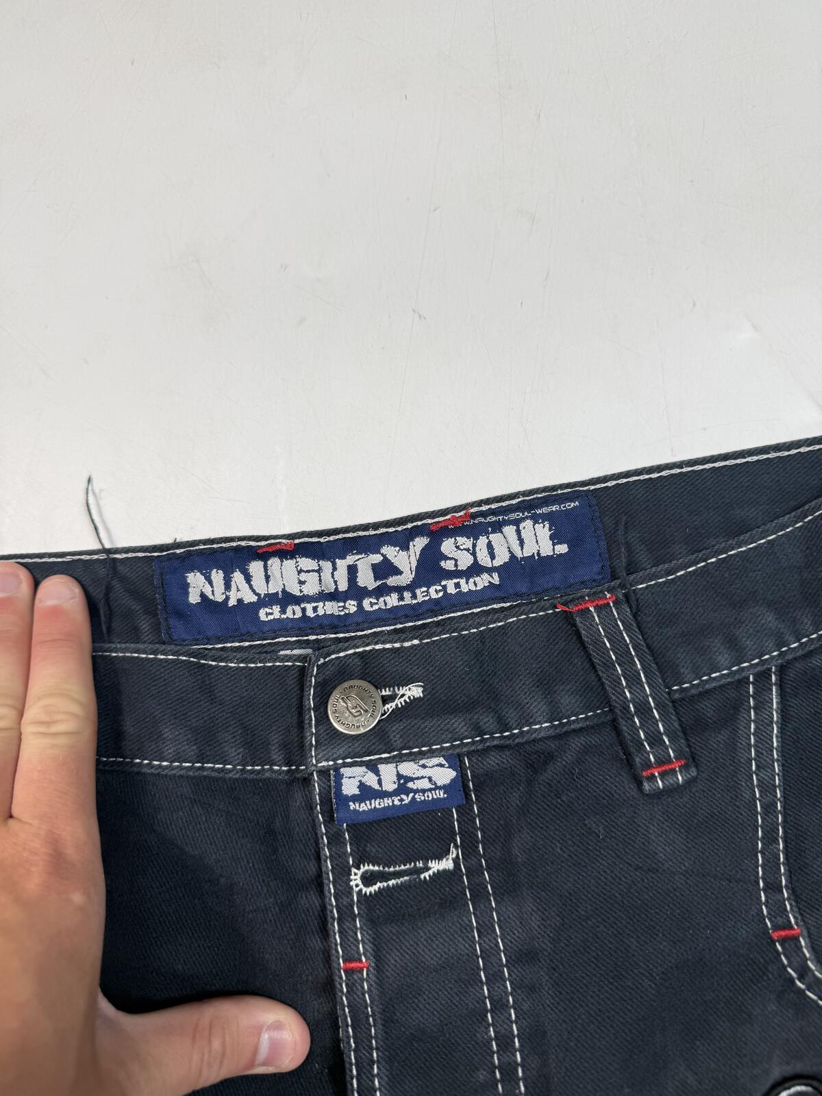 Vintage Y2K baggy hip hop jorts (W36)