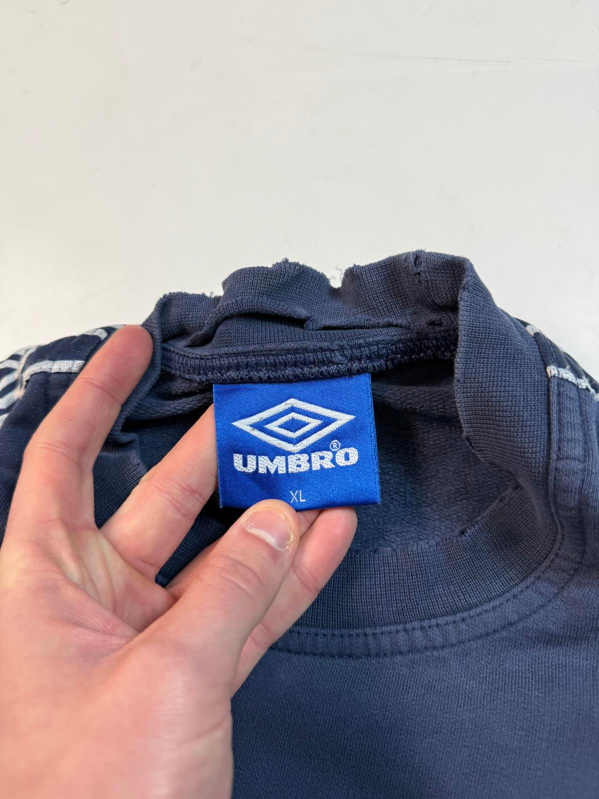 Vintage 90s Umbro side stripe sweatshirt (XL)
