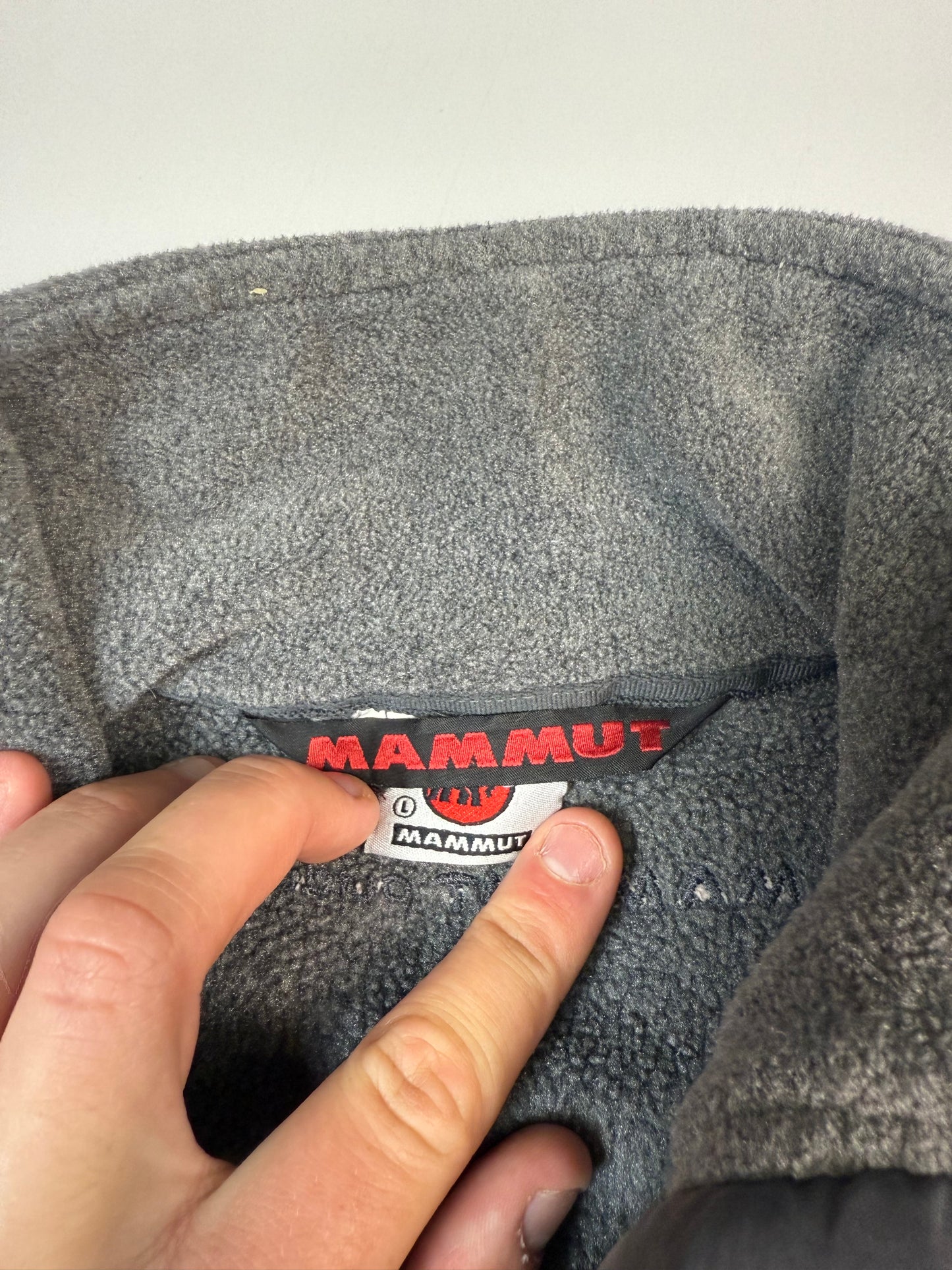 Mammut full zip fleece vest (L)
