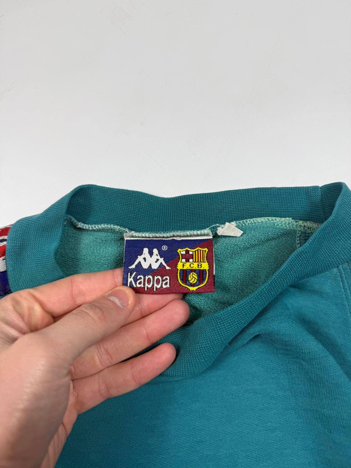 Vintage Barcelona 1995-97 Kappa football sweatshirt (XL)