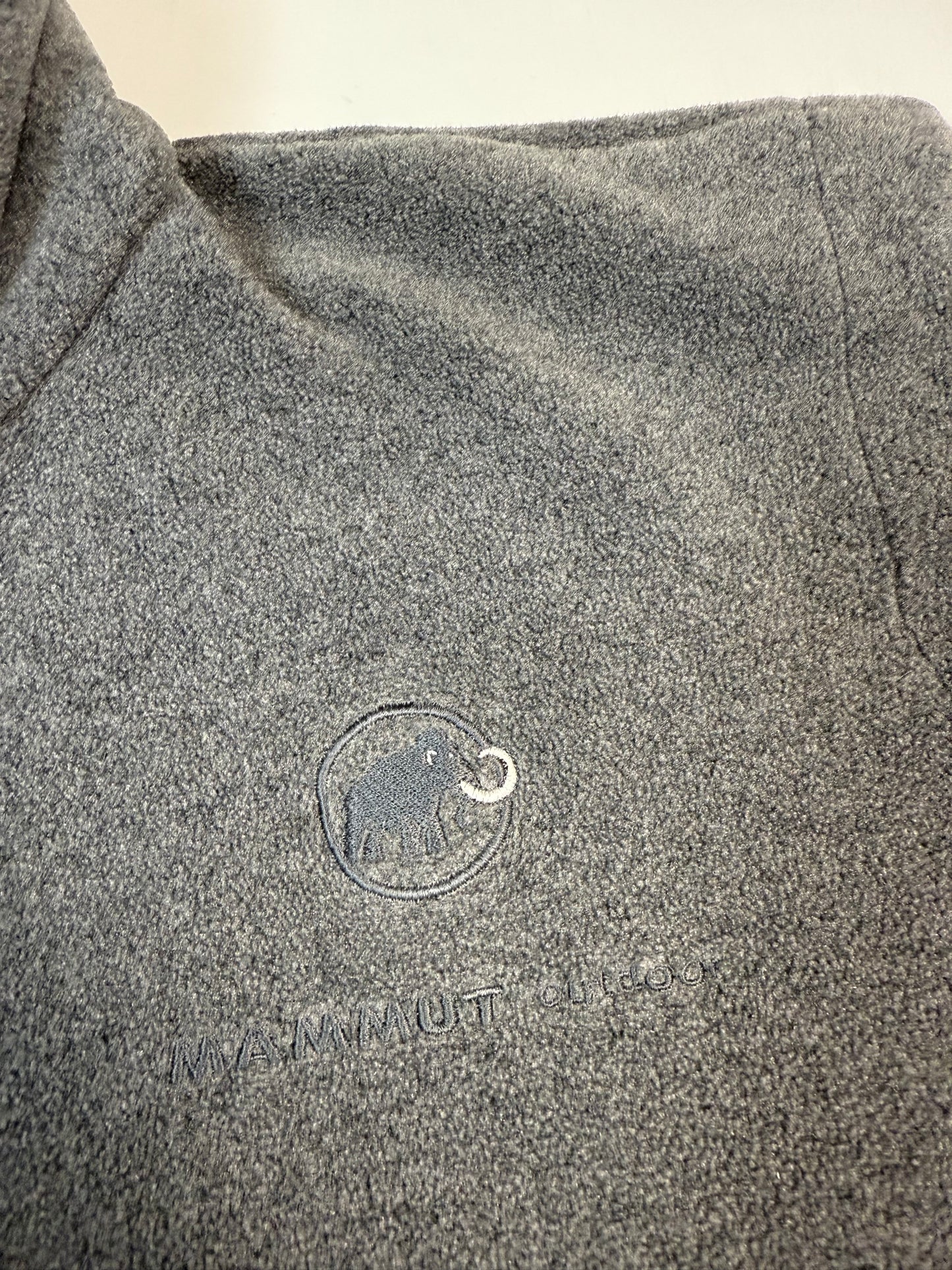 Mammut full zip fleece vest (L)
