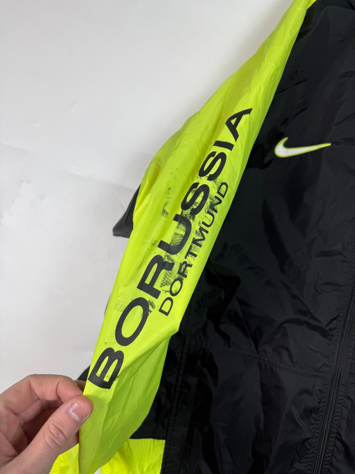 Vintage Borussia Dortmund 1997/98 Nike rain football track jacket (M)