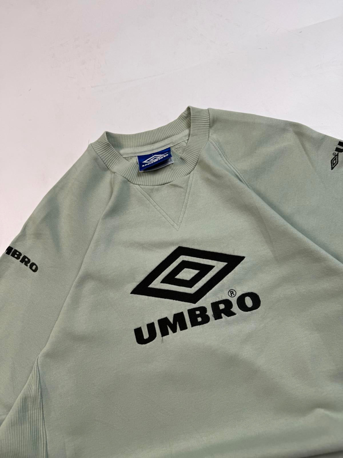 Vintage 90s Umbro centre logo sweatshirt (M)