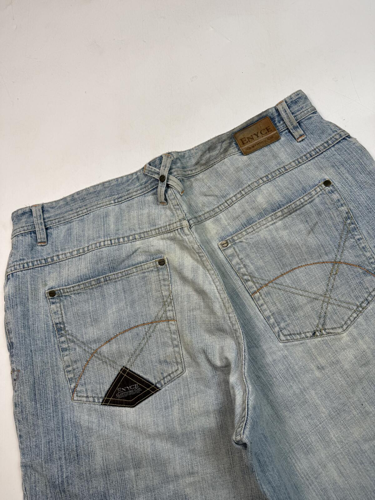 Vintage Y2K Enyce baggy hip hop jorts (W38)