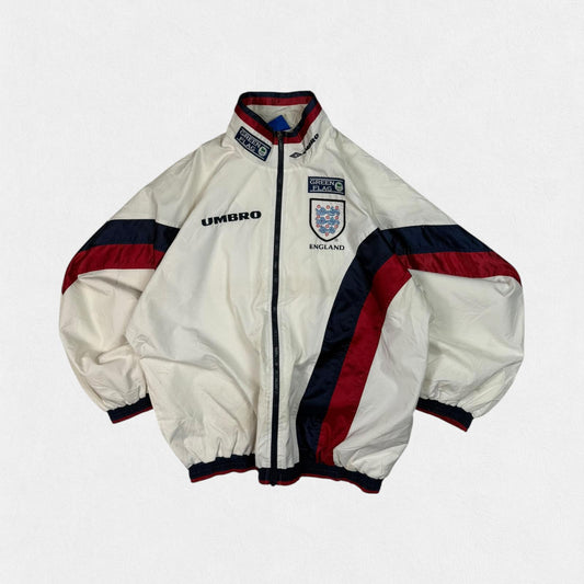 Vintage England 1998-00 Umbro football track jacket (L)