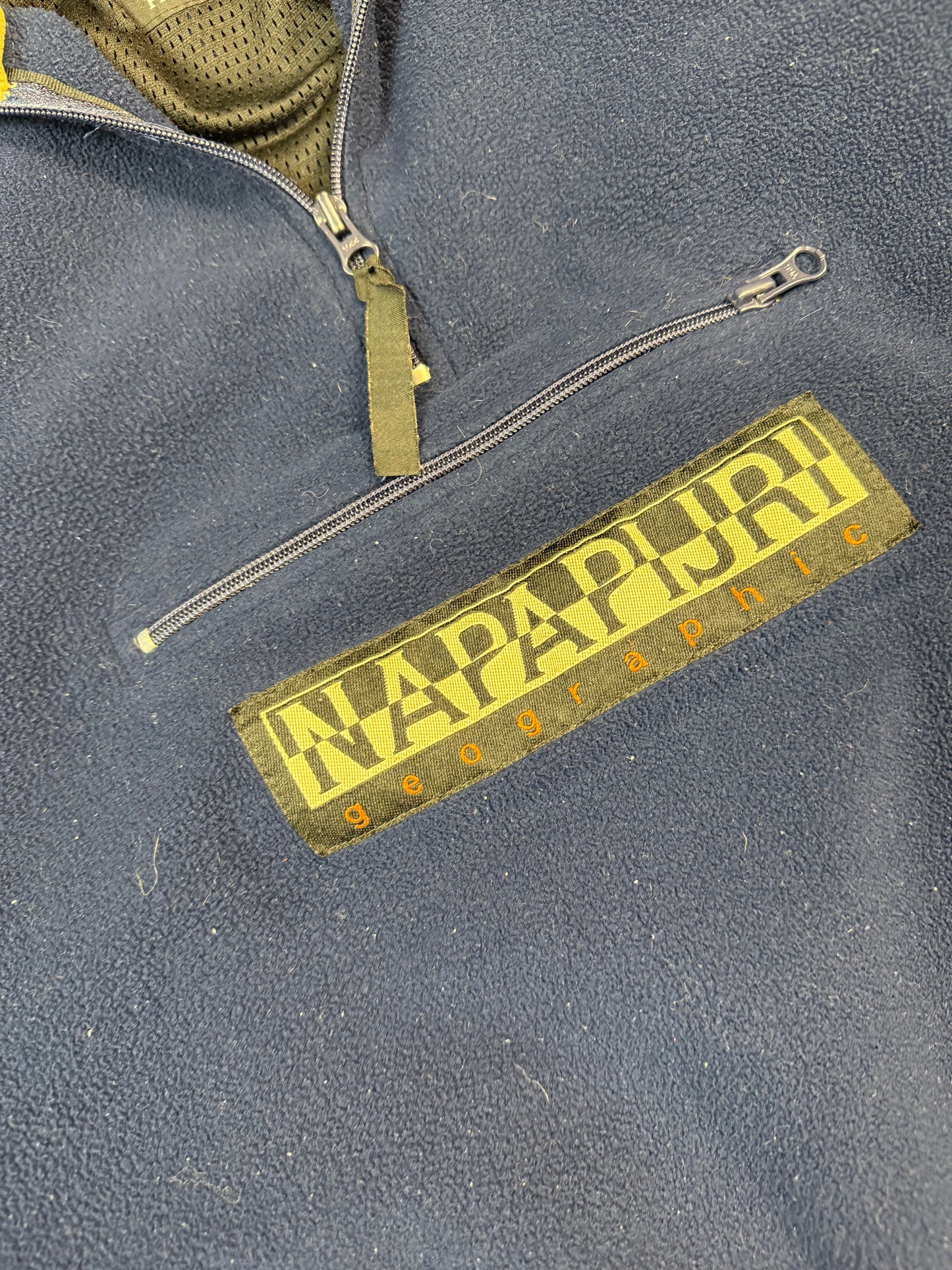 Vintage Napapijri quarter zip fleece (L)