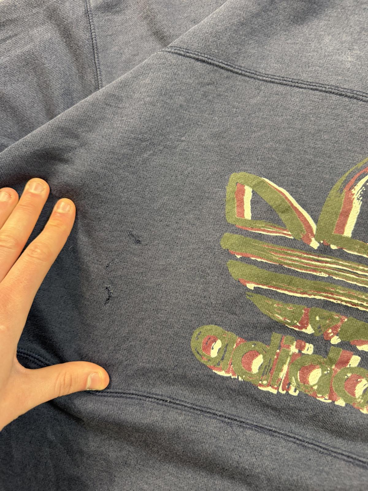Vintage 90s adidas originals centre logo sweatshirt (XL)