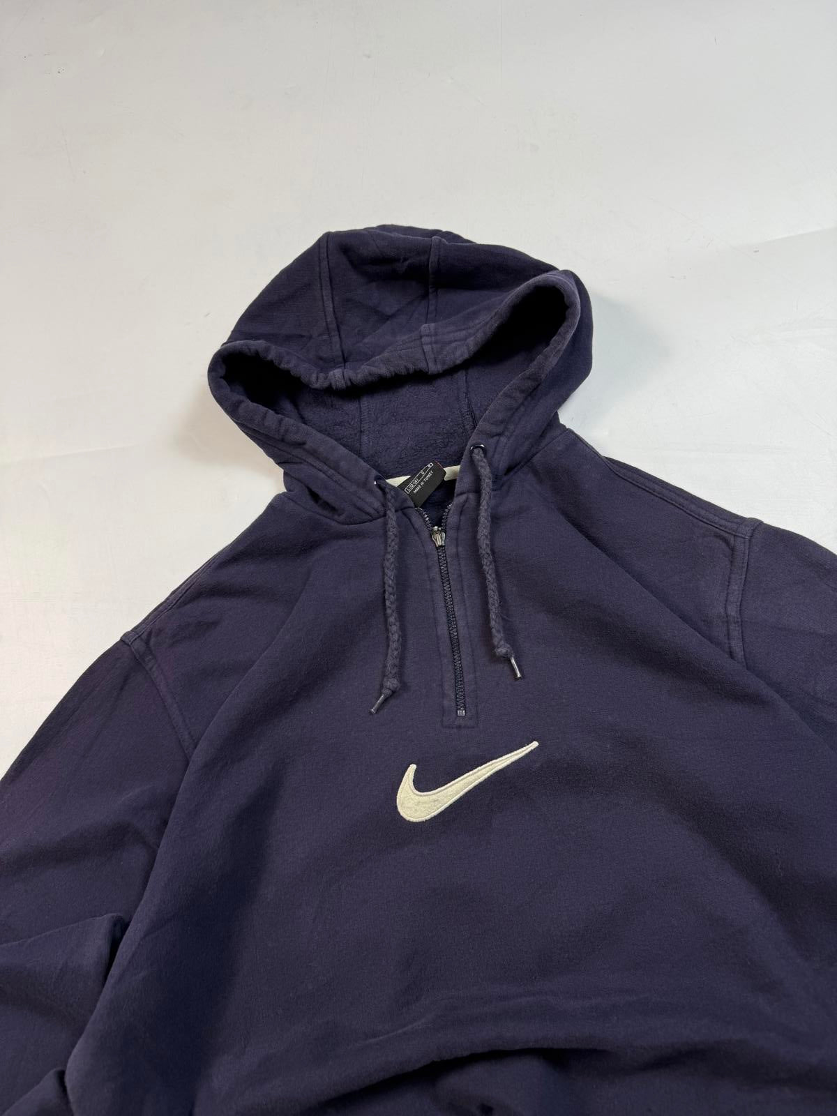 Vintage 90s Nike centre swoosh hoodie (M)