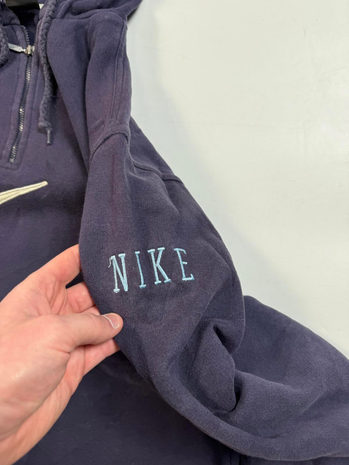 Vintage 90s Nike centre swoosh hoodie (M)
