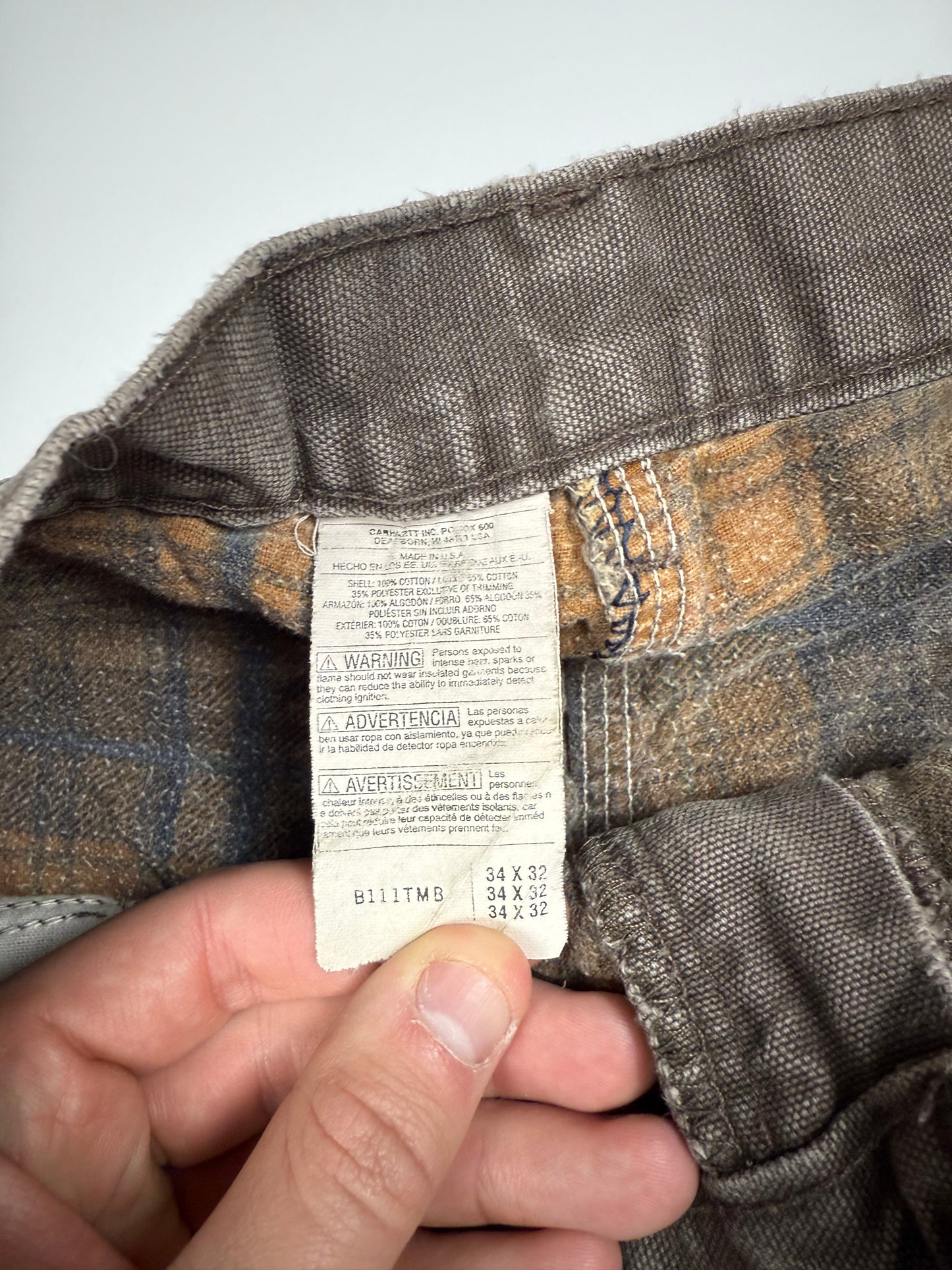 Vintage 90s Carhartt baggy carpenter pants (W32)