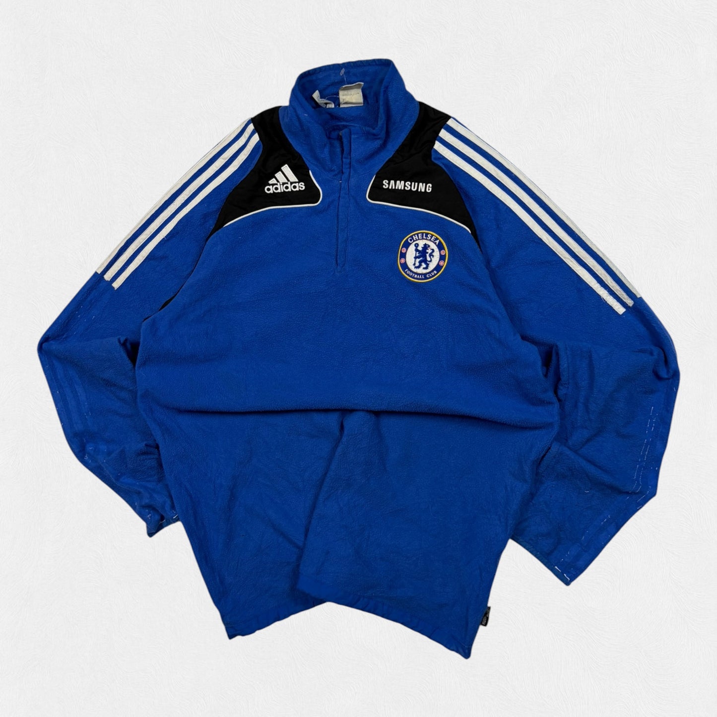 Vintage Chelsea 2008/09 Adidas quarter zip fleece (L)