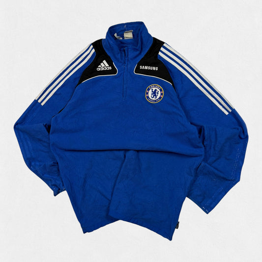 Vintage Chelsea 2008/09 Adidas quarter zip fleece (L)