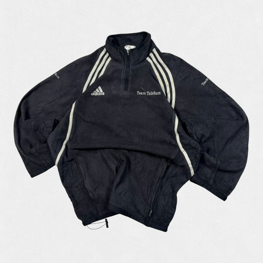 Vintage Adidas quarter zip fleece (M)